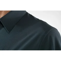 Fjällräven Abisko Trekking SS overhemd heren dark navy< Outdoor Shirt