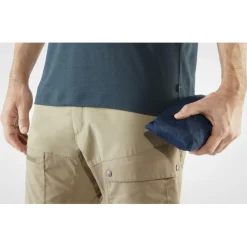 Fjällräven Abisko Trekking SS overhemd heren dark navy< Outdoor Shirt