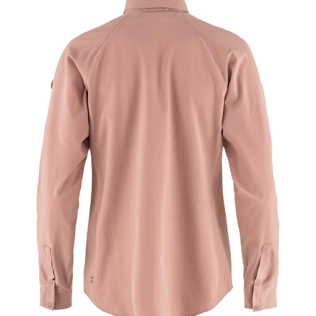 Fjällräven Abisko Trekking blouse dames dusty rose< Outdoor Shirt