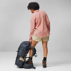 Fjällräven Abisko Trekking blouse dames dusty rose< Outdoor Shirt