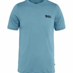 Outdoor Shirt-Fjällräven Abisko Wool Logo shirt heren dawn blue