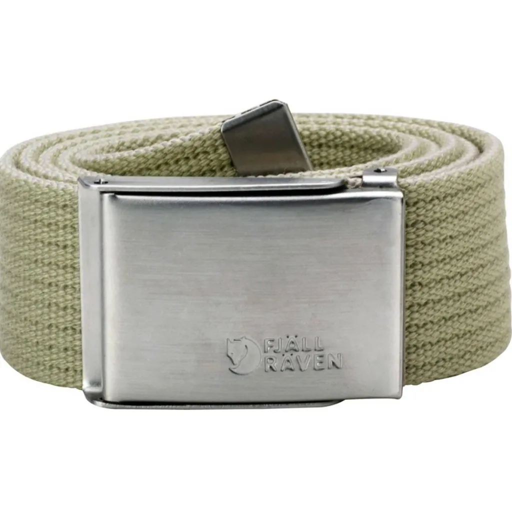 Fjällräven Canvas riem light khaki< Broekriem