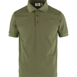 Outdoor Shirt-Fjällräven Crowley Piqué polo heren light olive