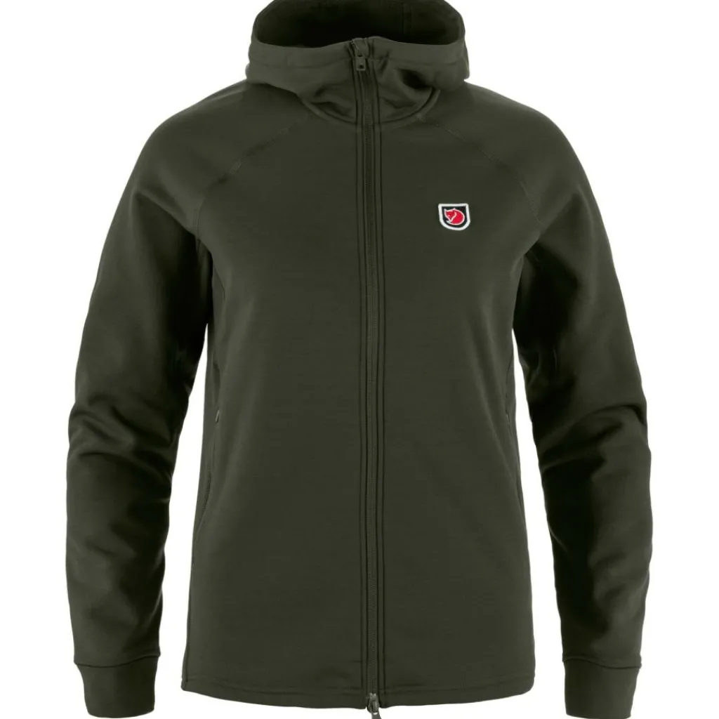 Fjällräven Expedition Hoodie fleece vest dames deep forest< Fleece Vest