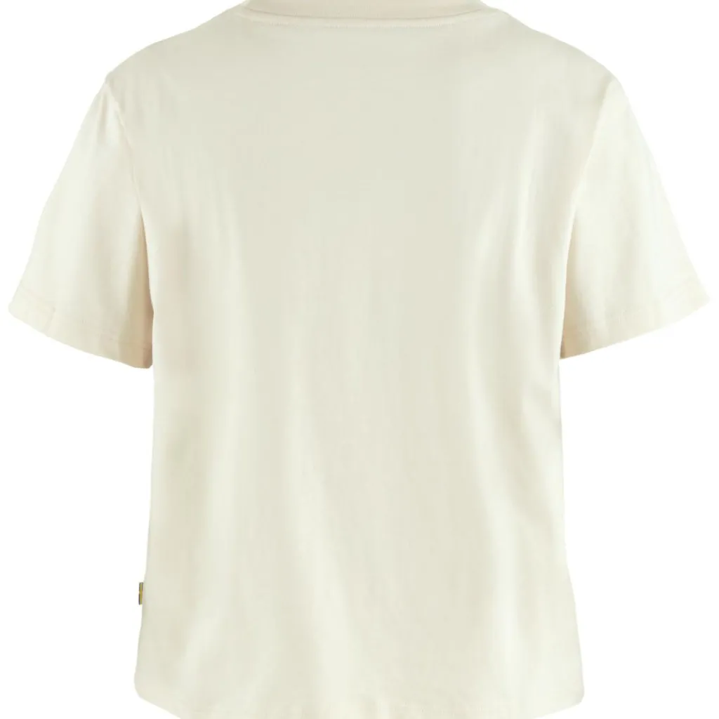 Outdoor Shirt-Fjällräven Fjällblomster Logo shirt dames chalk white