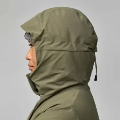 Outdoor Jack-Fjällräven HC Hydratic Padded parka outdoor jack dames  laurel green