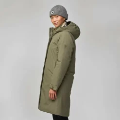 Outdoor Jack-Fjällräven HC Hydratic Padded parka outdoor jack dames  laurel green