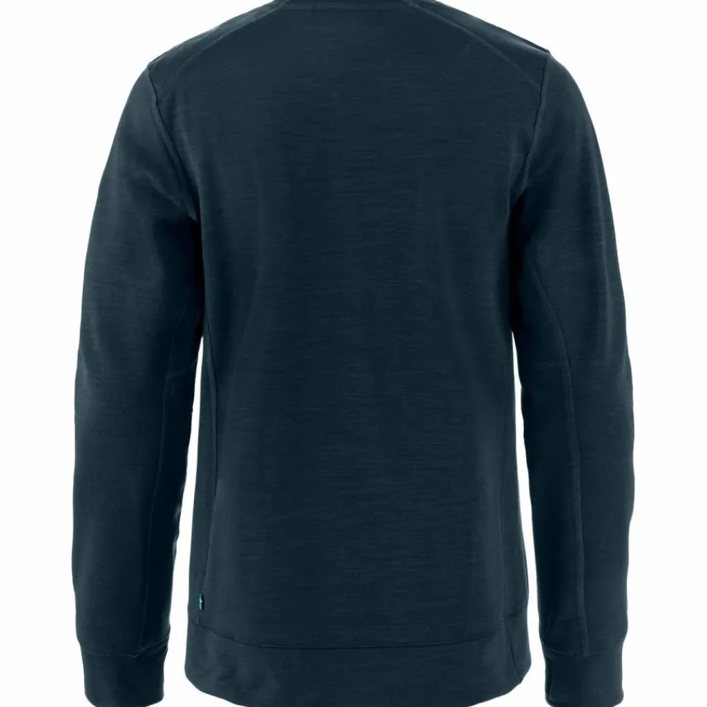 Outdoor Trui-Fjällräven Keb Fleece Crew Neck sweater heren dark navy