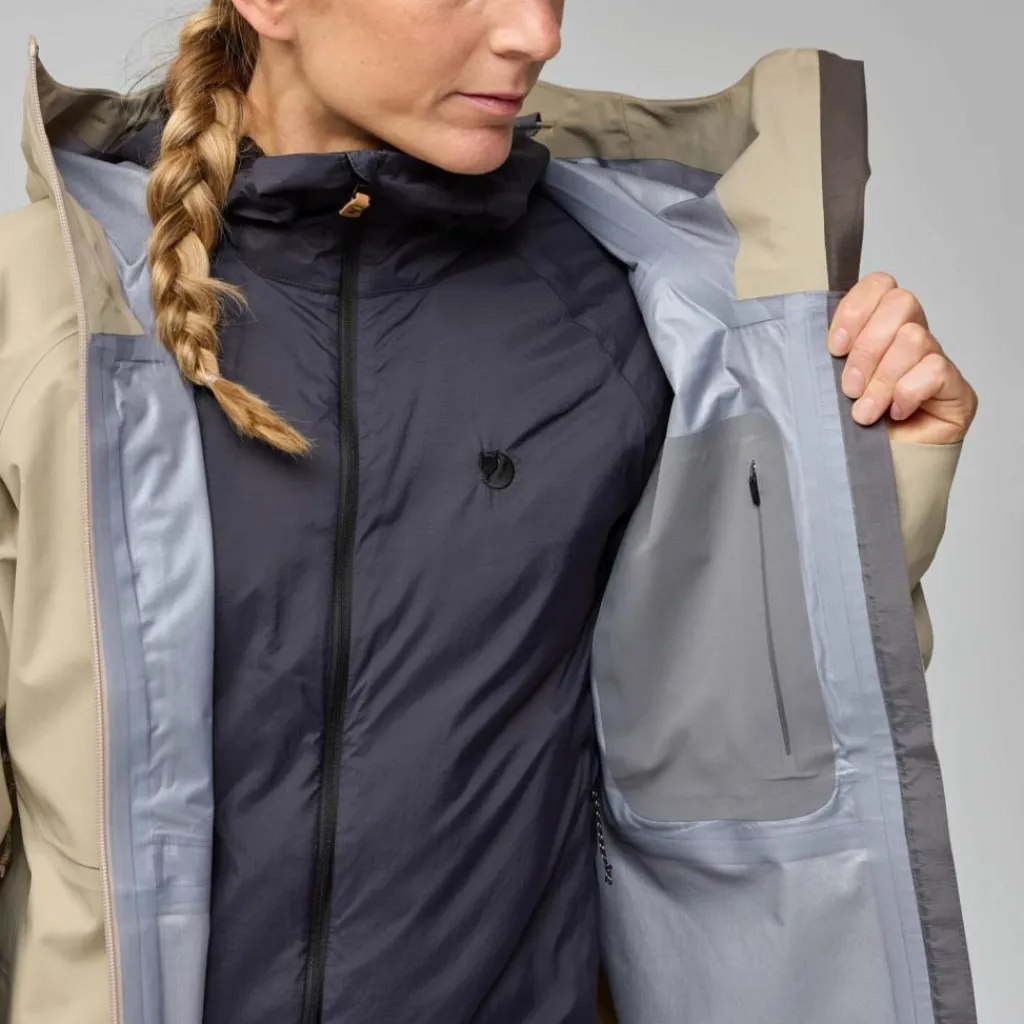 Fjällräven Keb GTX outdoor jack dames fossil< Outdoor Jack