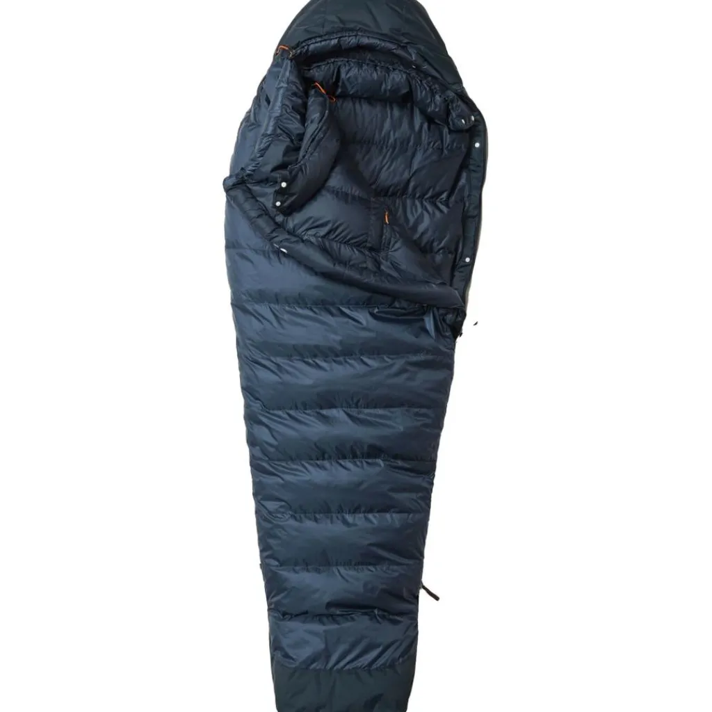 Fjällräven Keb Three Seasons Long mummy slaapzak navy< Slaapzakken