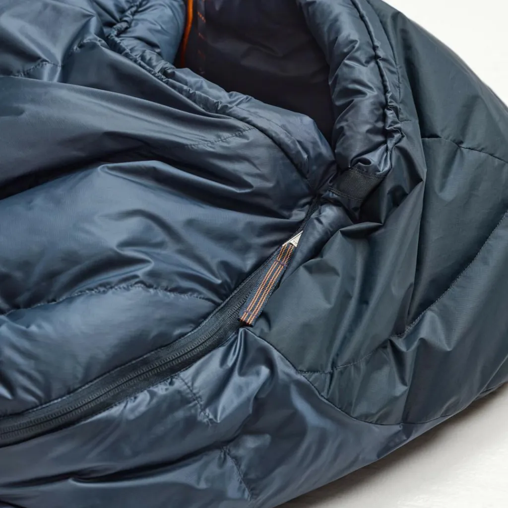 Fjällräven Keb Three Seasons Long mummy slaapzak navy< Slaapzakken