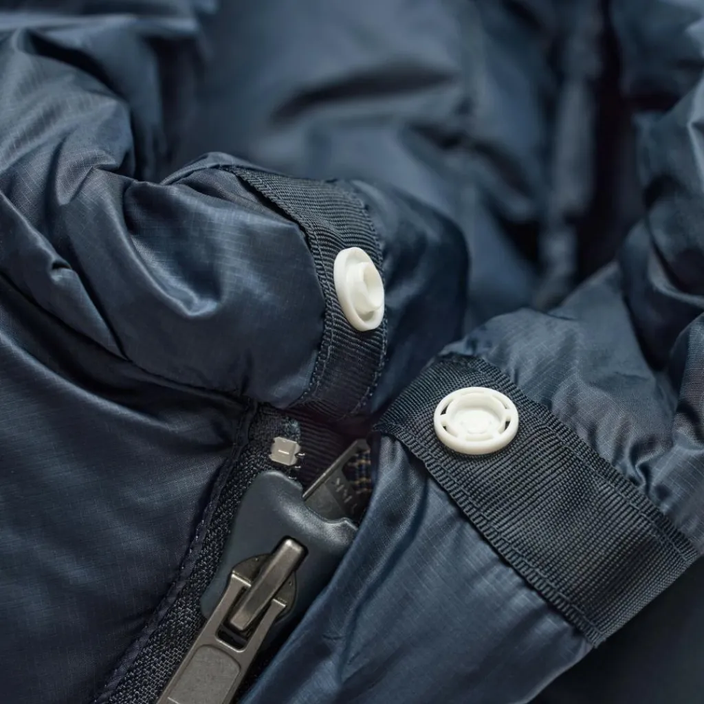 Fjällräven Keb Three Seasons Long mummy slaapzak navy< Slaapzakken