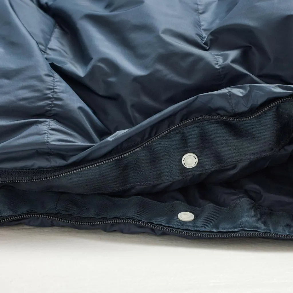 Fjällräven Keb Three Seasons Long mummy slaapzak navy< Slaapzakken