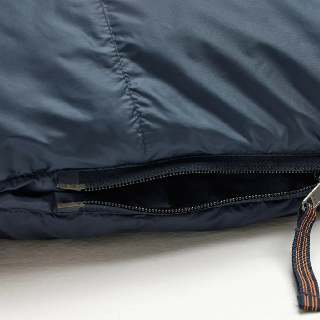 Fjällräven Keb Three Seasons Long mummy slaapzak navy< Slaapzakken