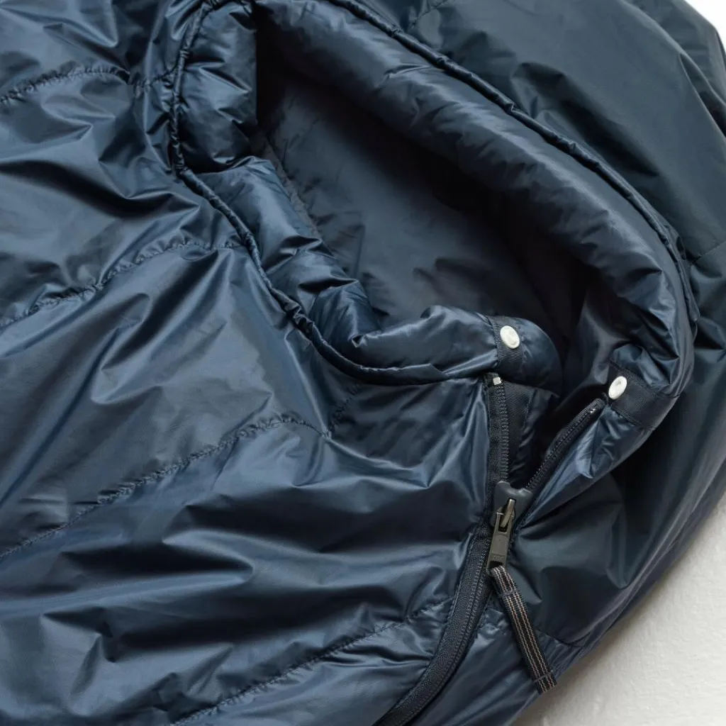 Fjällräven Keb Two Seasons Long mummy slaapzak navy< Slaapzakken