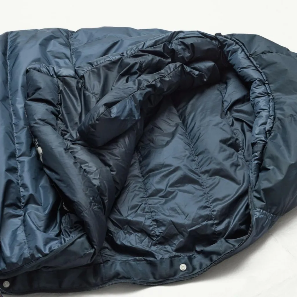 Fjällräven Keb Two Seasons Long mummy slaapzak navy< Slaapzakken