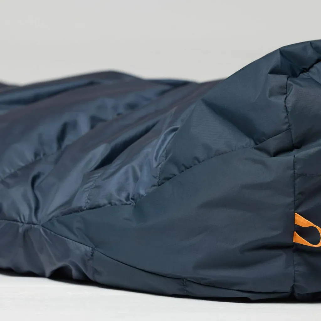 Fjällräven Keb Two Seasons Long mummy slaapzak navy< Slaapzakken