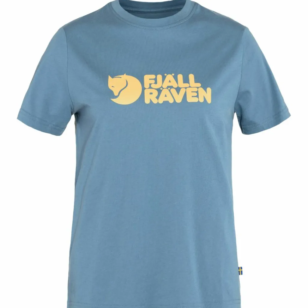 Outdoor Shirt-Fjällräven Logo shirt dames dawn blue
