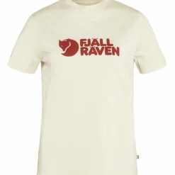 Outdoor Shirt-Fjällräven Logo shirt dames chalk white