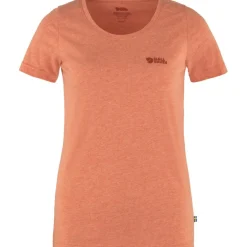 Fjällräven Logo shirt dames rowan red melange< Outdoor Shirt