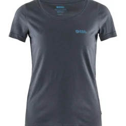 Outdoor Shirt-Fjällräven Logo shirt dames navy