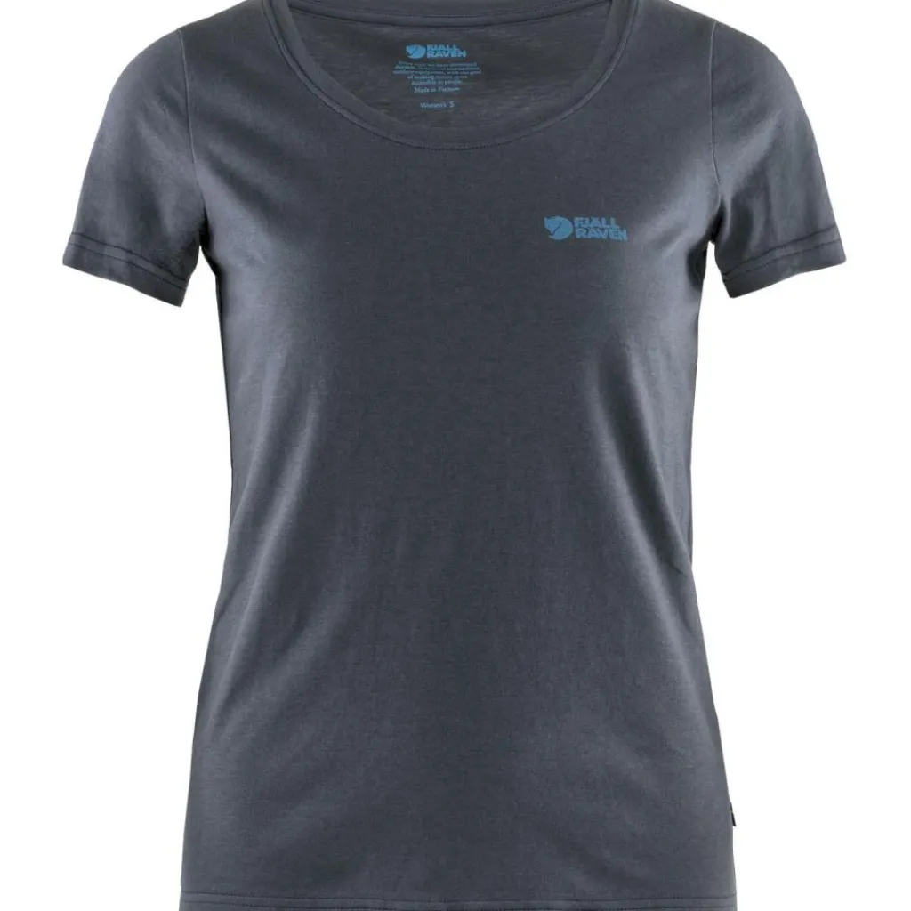 Outdoor Shirt-Fjällräven Logo shirt dames navy