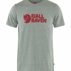 Fjällräven Logo shirt heren grey melange< Outdoor Shirt