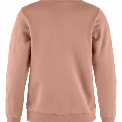 Fjällräven Logo sweater dames dusty rose port< Outdoor Trui