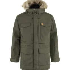 Fjällräven Nuuk parka outdoor jack heren deep forest< Outdoor Jack