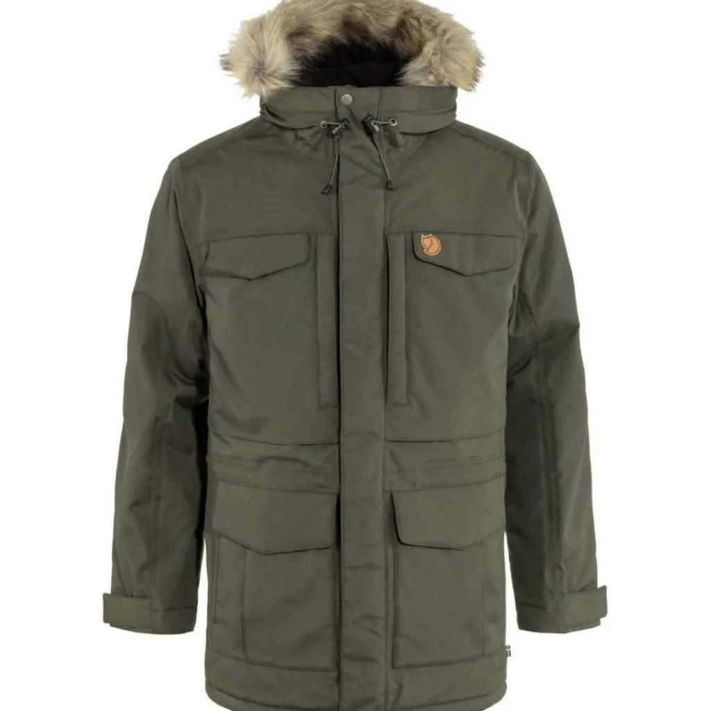 Fjällräven Nuuk parka outdoor jack heren deep forest< Outdoor Jack