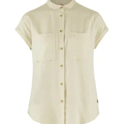 Outdoor Shirt-Fjällräven Ovik Hemp SS blouse dames chalk white