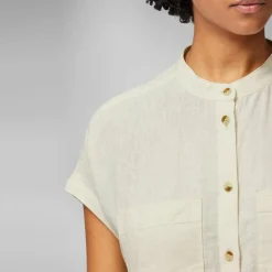 Outdoor Shirt-Fjällräven Ovik Hemp SS blouse dames chalk white