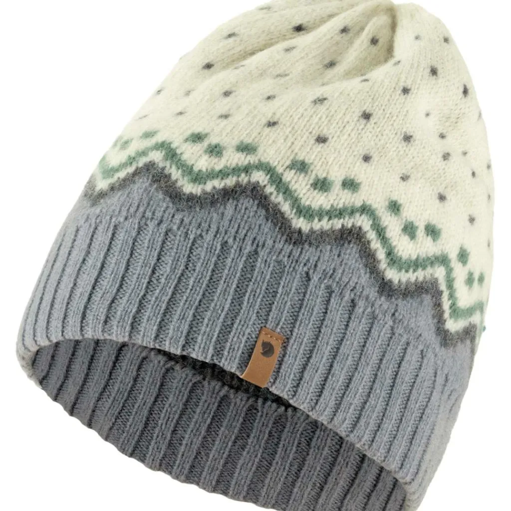 Mutsen|Wintersport-Fjällräven Ovik Knit muts chalk white