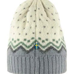 Mutsen|Wintersport-Fjällräven Ovik Knit muts chalk white