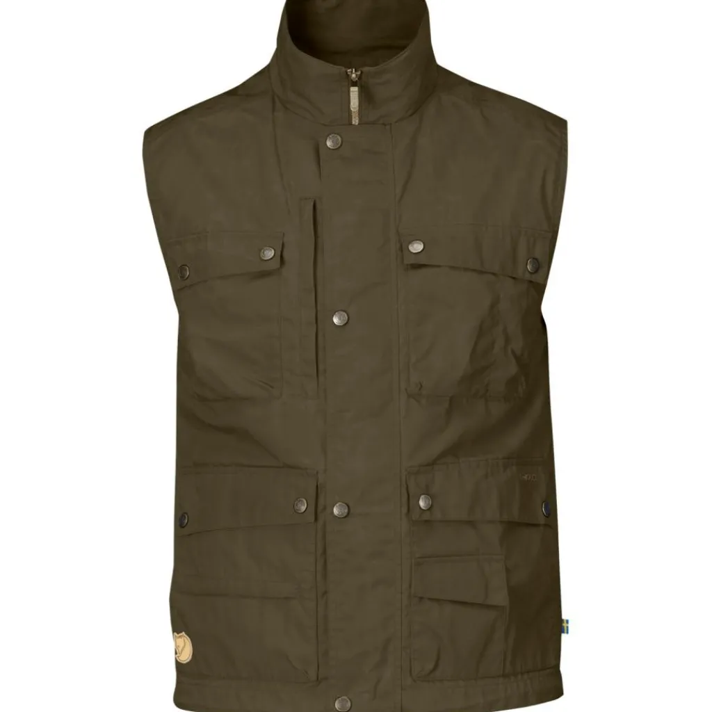 Fjällräven Reporter Lite bodywarmer heren dark olive< Outdoor Jack