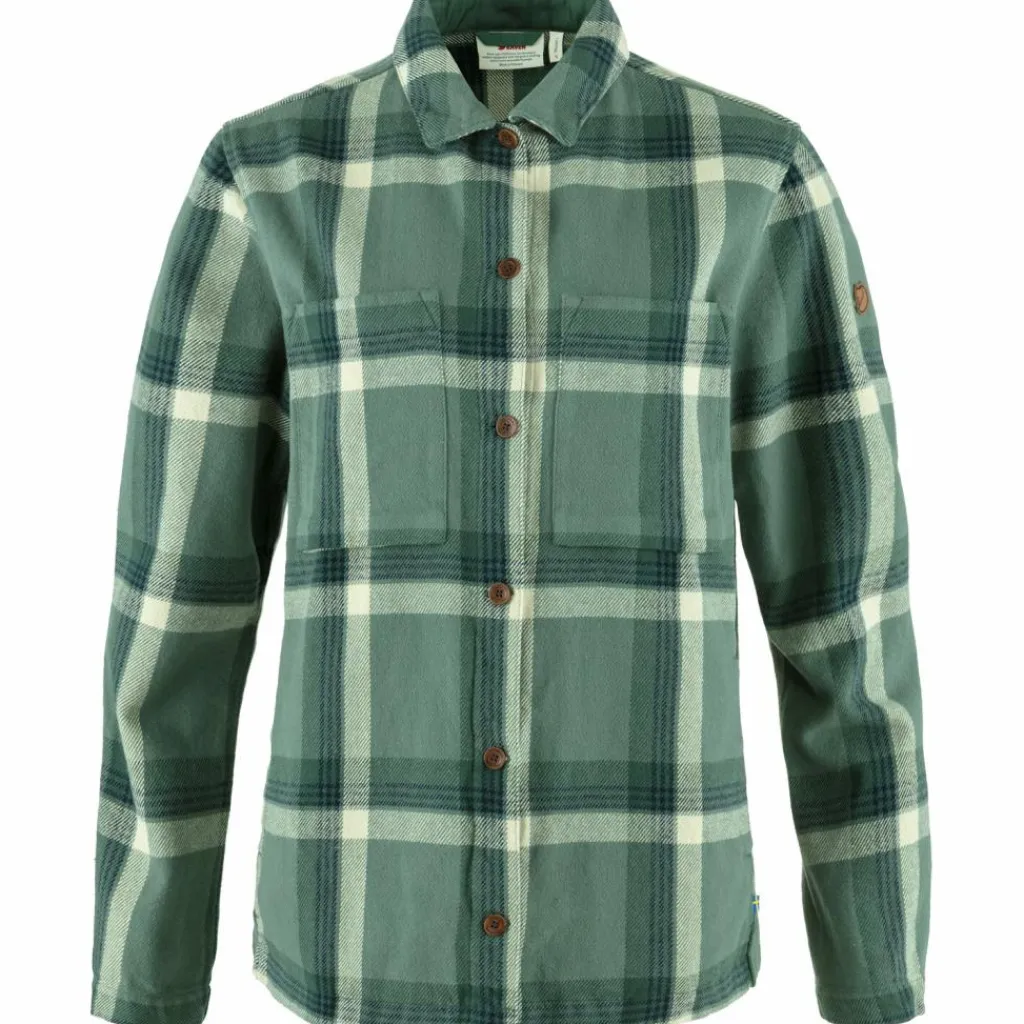 Outdoor Shirt-Fjällräven Singi Flannel blouse dames patina green deep patina