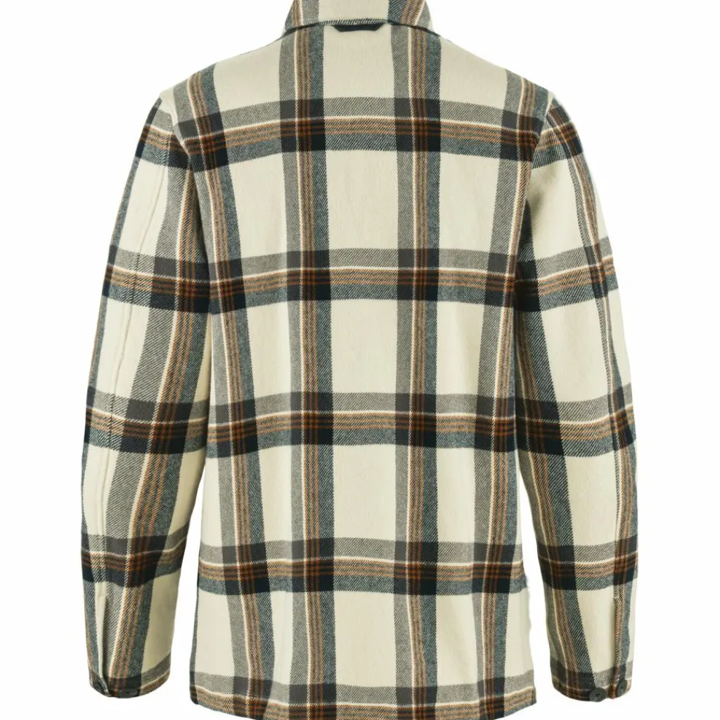 Outdoor Shirt-Fjällräven Singi Flannel overhemd heren chalk white dark navy