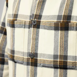 Outdoor Shirt-Fjällräven Singi Flannel overhemd heren chalk white dark navy