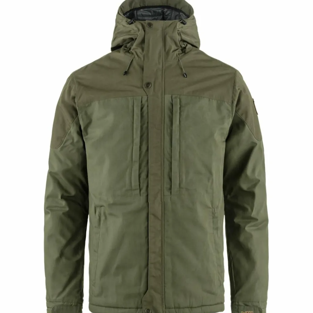 Fjällräven Skogsö Padded outdoor jack heren laurel green< Outdoor Jack