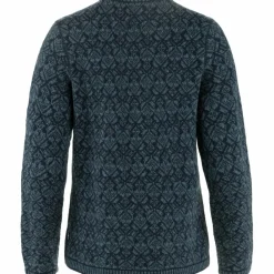 Outdoor Trui-Fjällräven Snow Round Neck sweater dames dark navy