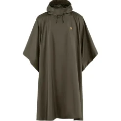 Regenkleding & -Laarzen-Fjällräven Trekking poncho dark olive