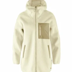 Fleece Vest-Fjällräven Vardag Pile Long fleece vest dames chalk white