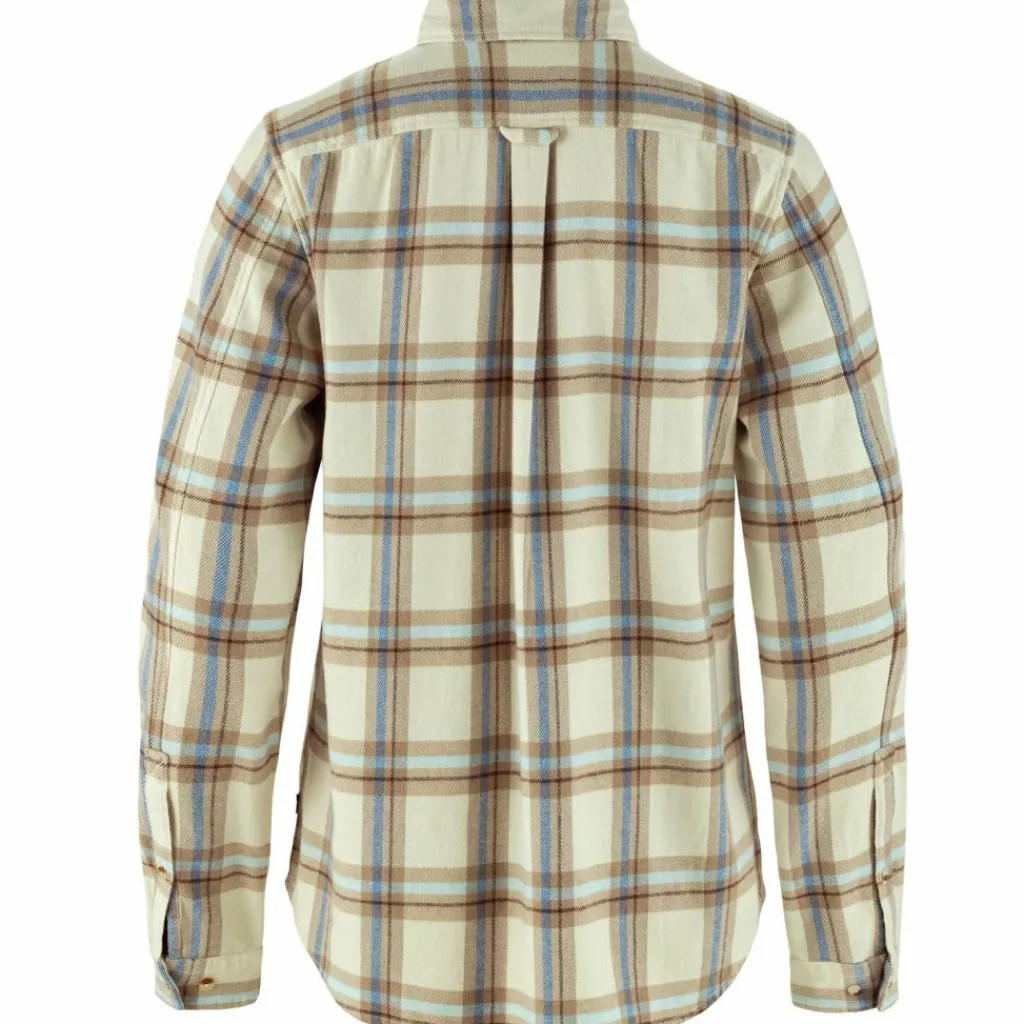Outdoor Shirt-Fjällräven Övik Heavy Flannel blouse dames chalk white fossil