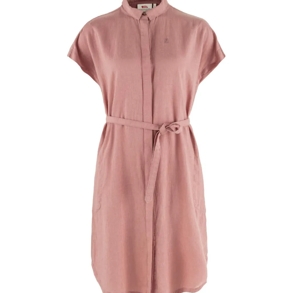 Fjällräven Övik Hemp jurk dames dusty rose< Outdoor Jurk & Rok