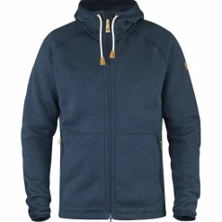 Fjällräven Övik Hoodie fleece vest heren navy< Fleece Vest