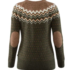 Outdoor Trui-Fjällräven Övik Knit sweater dames deep forest