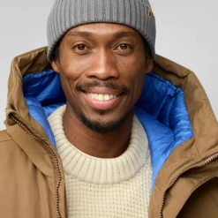 Outdoor Jack-Fjällräven Övik Padded outdoor jack heren wood brown