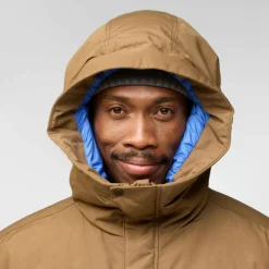 Outdoor Jack-Fjällräven Övik Padded outdoor jack heren wood brown