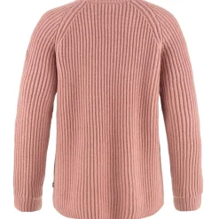 Fjällräven  Övik Rib sweater dames dusty rose< Outdoor Trui