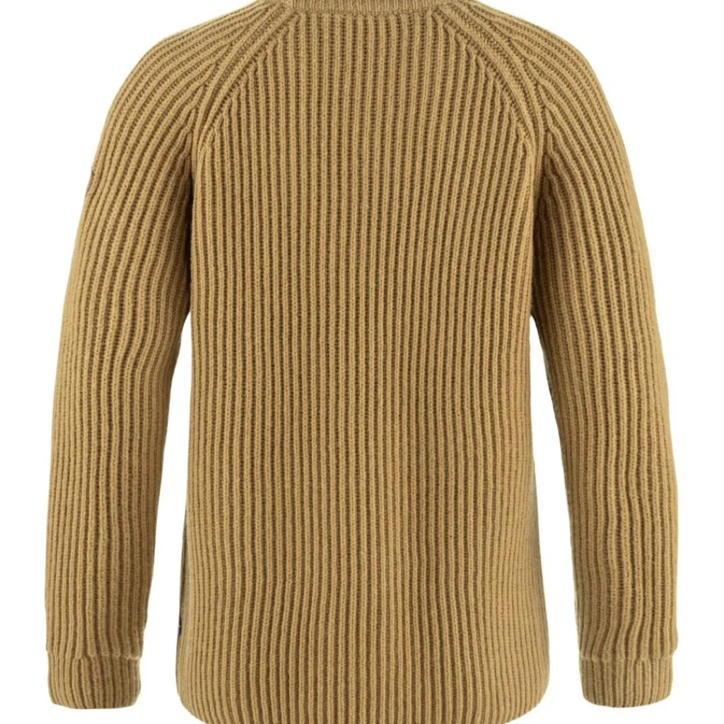 Outdoor Trui-Fjällräven Övik Rib sweater dames buckwheat brown